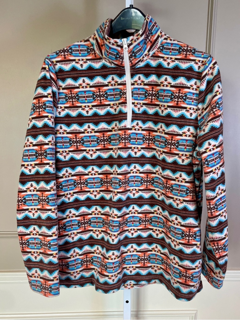 Cotton & Rye Outfitters Aztec Women's 1/4 Zip Fleece Pullover Western Rodeo